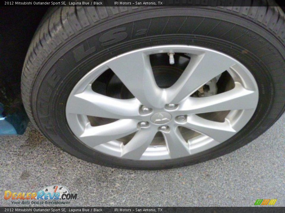 2012 Mitsubishi Outlander Sport SE Laguna Blue / Black Photo #22