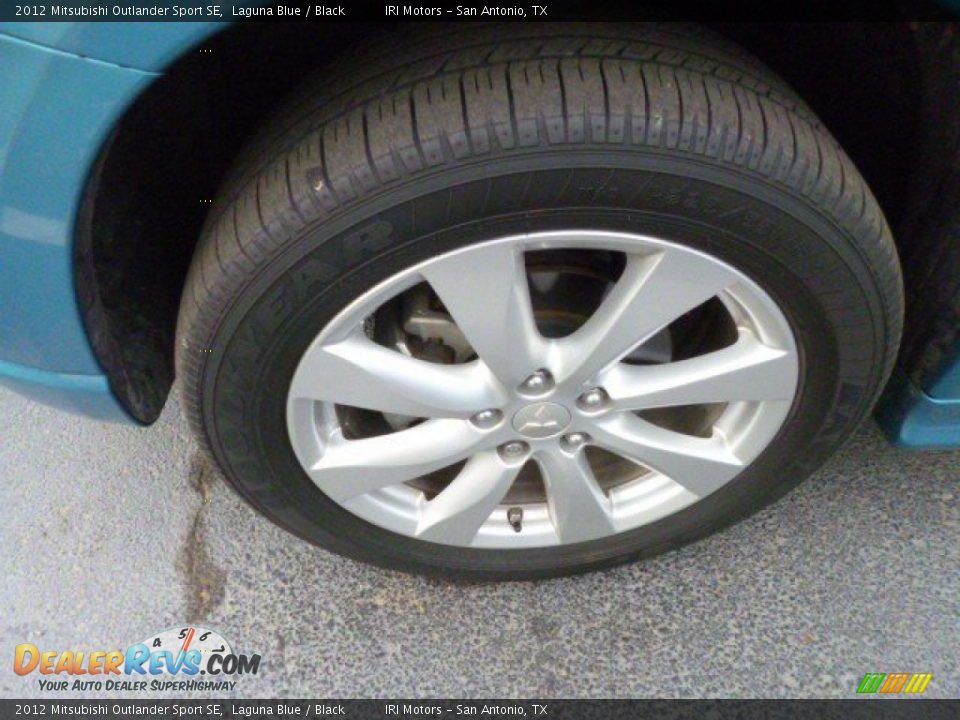 2012 Mitsubishi Outlander Sport SE Laguna Blue / Black Photo #23