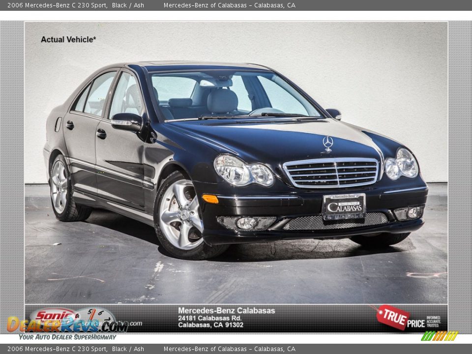 2006 Mercedes-Benz C 230 Sport Black / Ash Photo #1