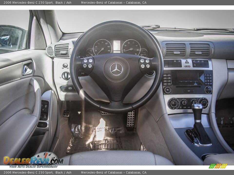 2006 Mercedes-Benz C 230 Sport Black / Ash Photo #4