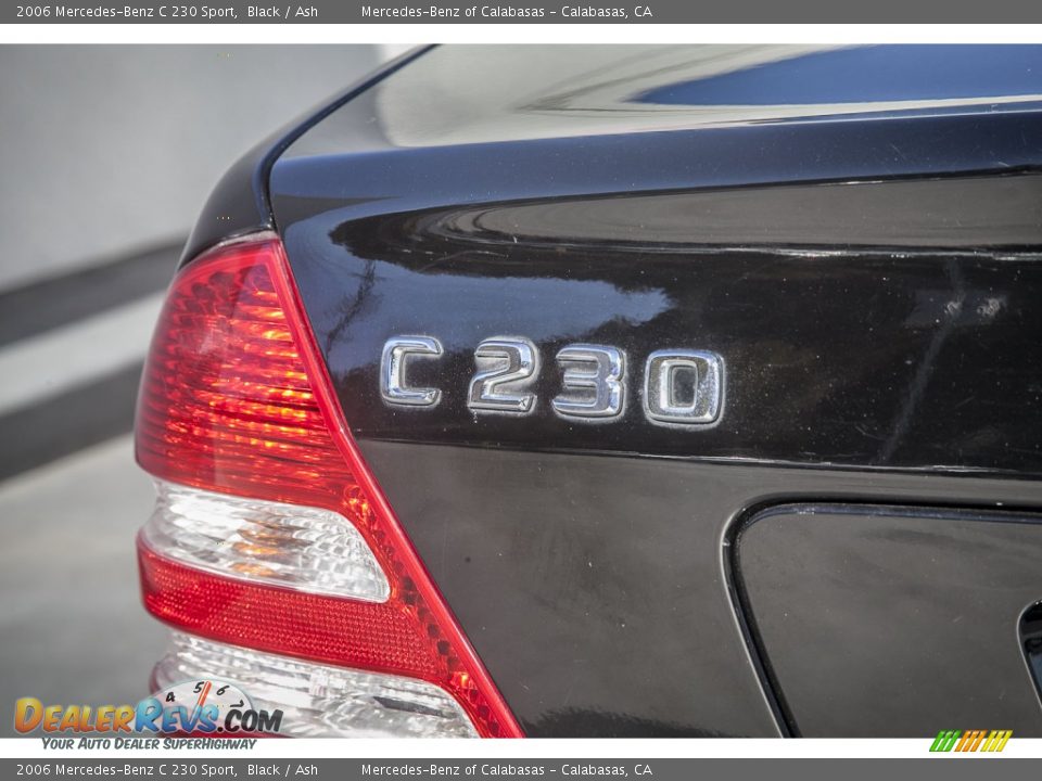2006 Mercedes-Benz C 230 Sport Black / Ash Photo #7