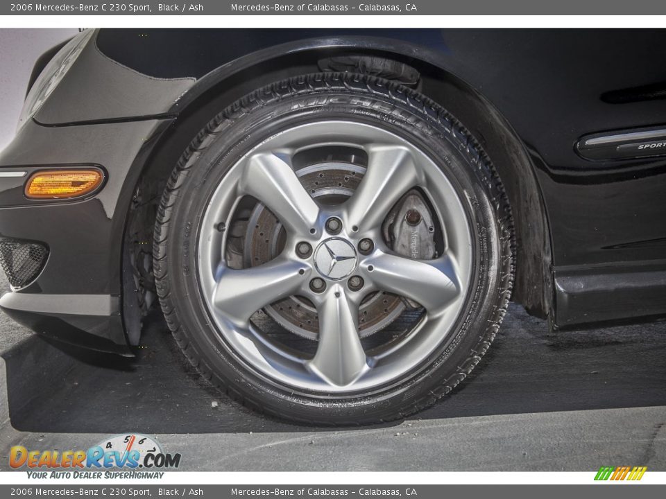 2006 Mercedes-Benz C 230 Sport Black / Ash Photo #8