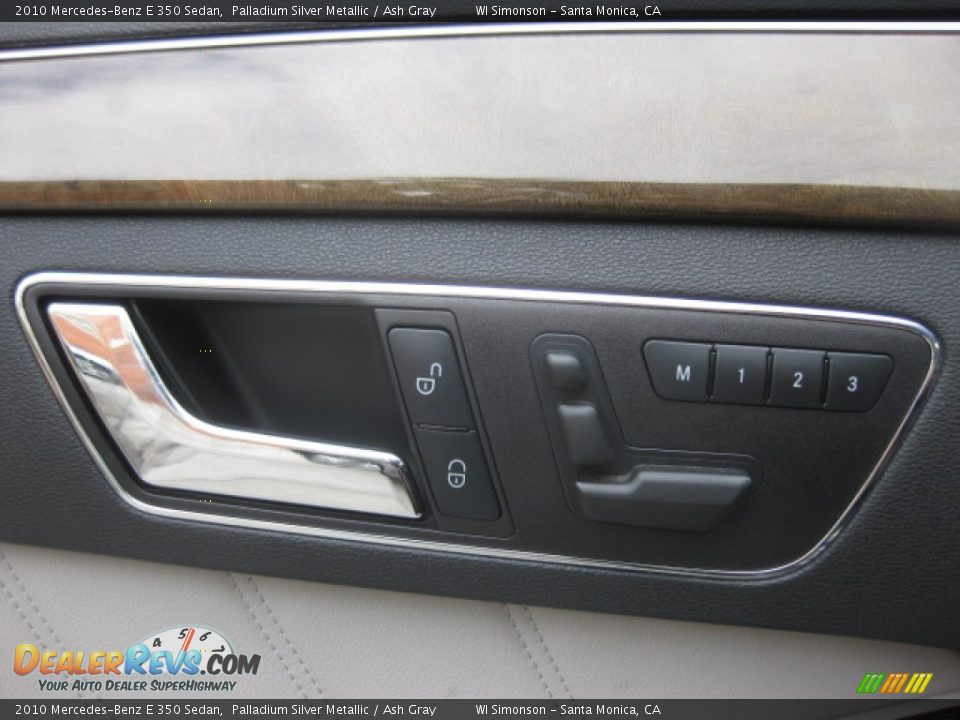 2010 Mercedes-Benz E 350 Sedan Palladium Silver Metallic / Ash Gray Photo #7