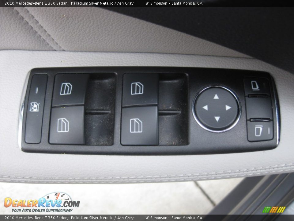 2010 Mercedes-Benz E 350 Sedan Palladium Silver Metallic / Ash Gray Photo #8