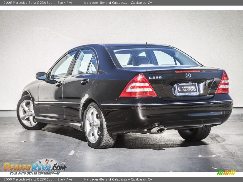 2006 Mercedes-Benz C 230 Sport Black / Ash Photo #10