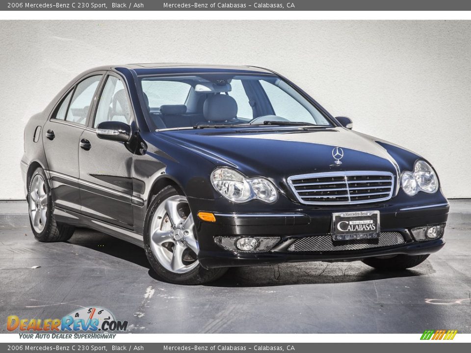 2006 Mercedes-Benz C 230 Sport Black / Ash Photo #11