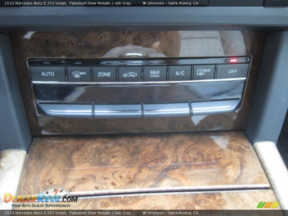 2010 Mercedes-Benz E 350 Sedan Palladium Silver Metallic / Ash Gray Photo #13