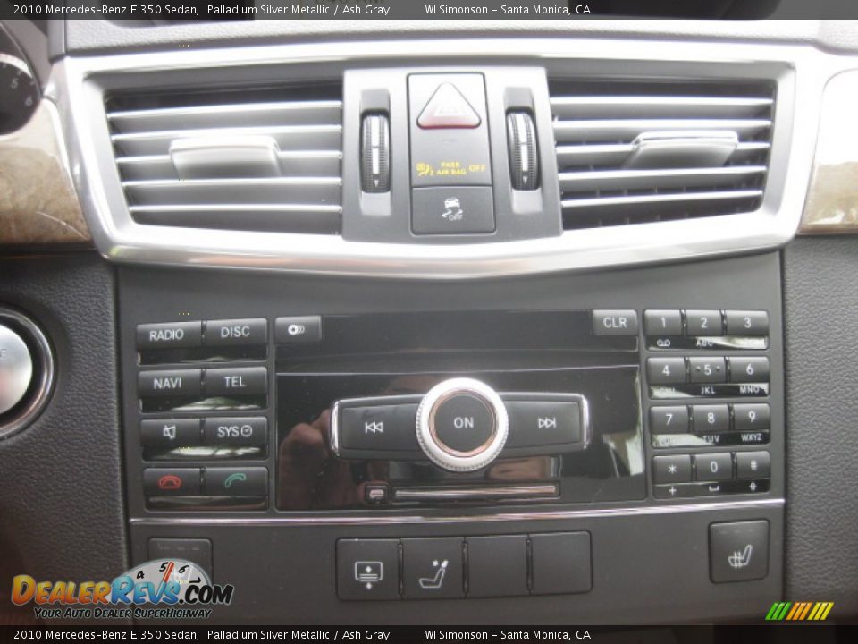 2010 Mercedes-Benz E 350 Sedan Palladium Silver Metallic / Ash Gray Photo #14