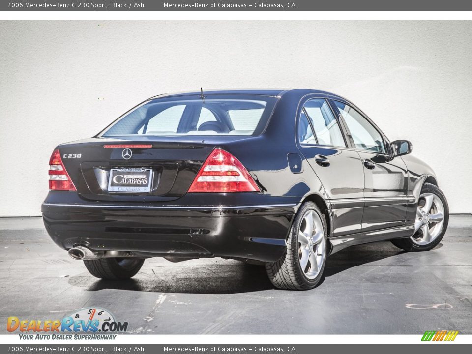 2006 Mercedes-Benz C 230 Sport Black / Ash Photo #13
