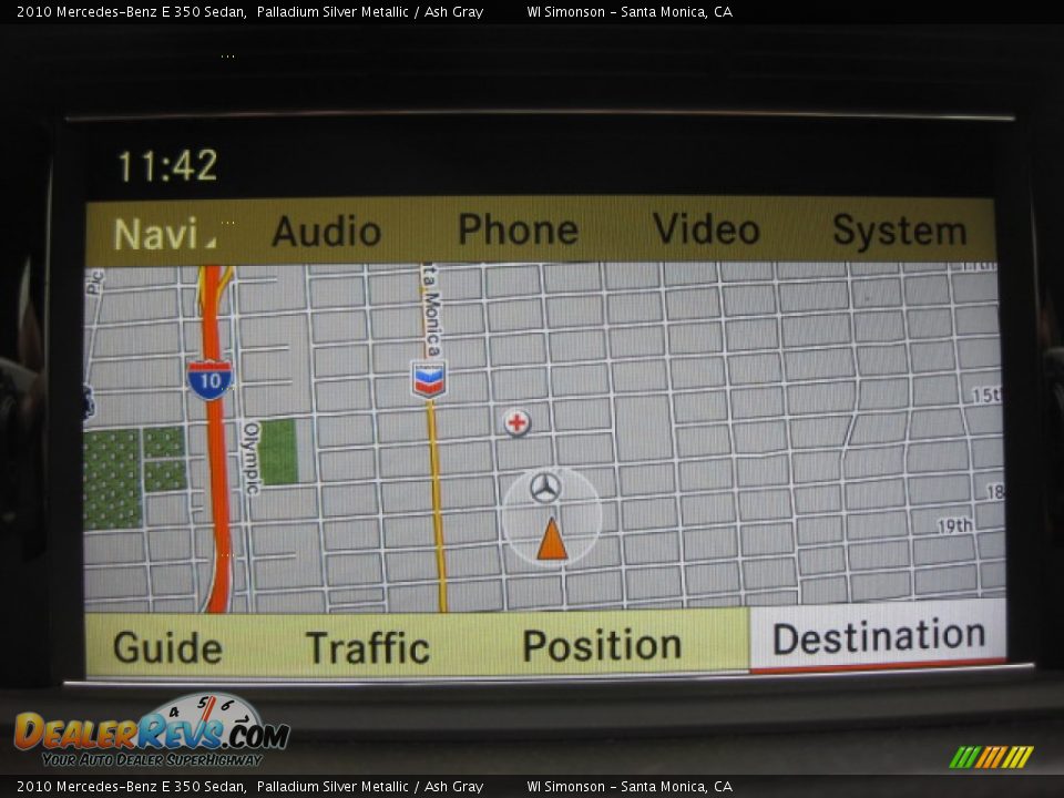 2010 Mercedes-Benz E 350 Sedan Palladium Silver Metallic / Ash Gray Photo #16