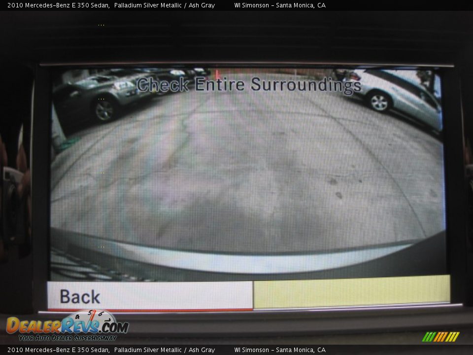 2010 Mercedes-Benz E 350 Sedan Palladium Silver Metallic / Ash Gray Photo #17