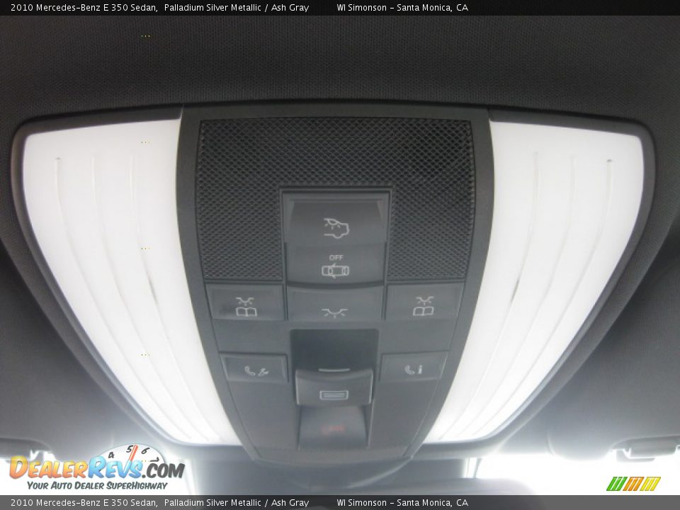 2010 Mercedes-Benz E 350 Sedan Palladium Silver Metallic / Ash Gray Photo #18