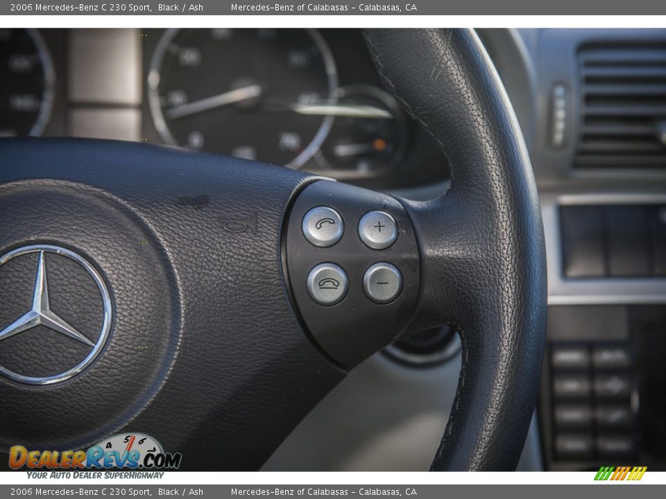 2006 Mercedes-Benz C 230 Sport Black / Ash Photo #15