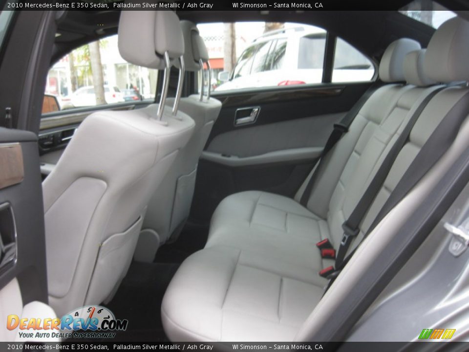 2010 Mercedes-Benz E 350 Sedan Palladium Silver Metallic / Ash Gray Photo #20