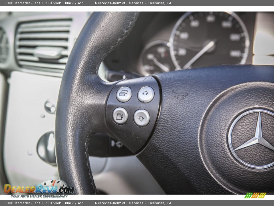 2006 Mercedes-Benz C 230 Sport Black / Ash Photo #16