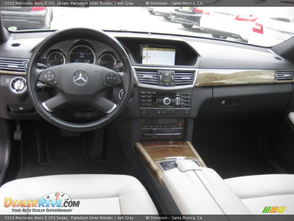 2010 Mercedes-Benz E 350 Sedan Palladium Silver Metallic / Ash Gray Photo #21