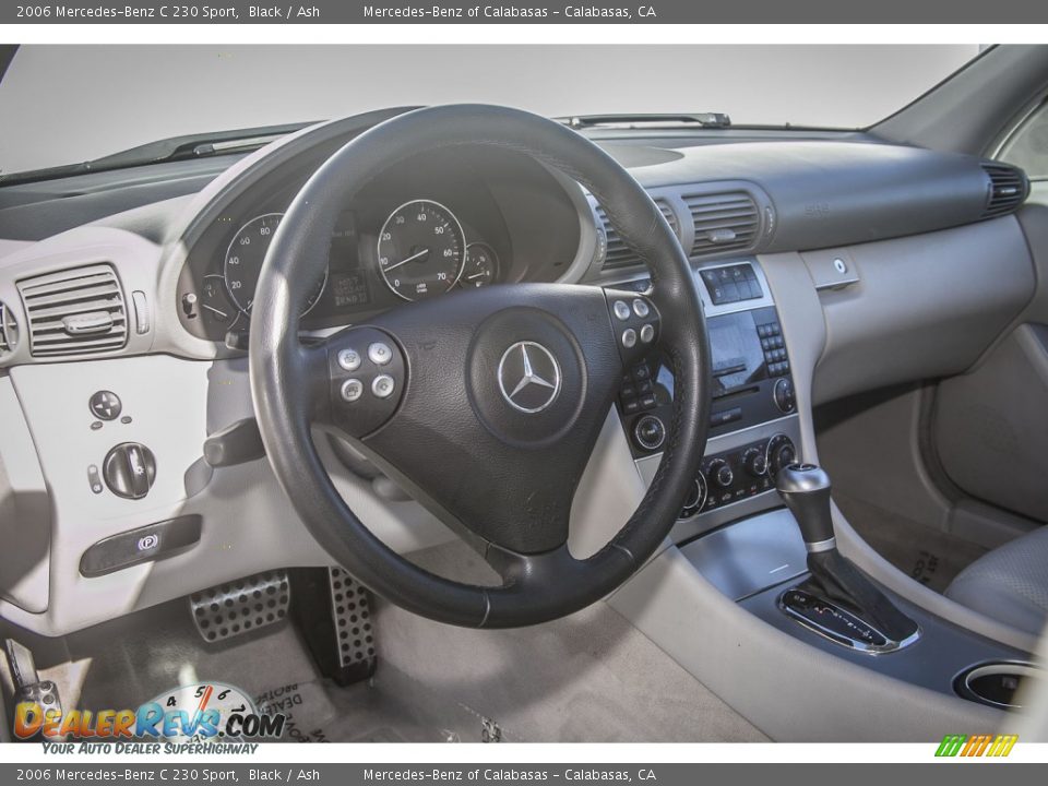 2006 Mercedes-Benz C 230 Sport Black / Ash Photo #17