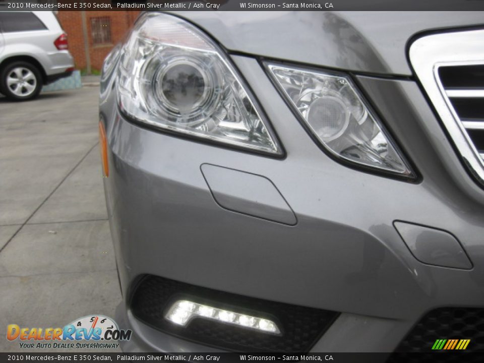 2010 Mercedes-Benz E 350 Sedan Palladium Silver Metallic / Ash Gray Photo #23