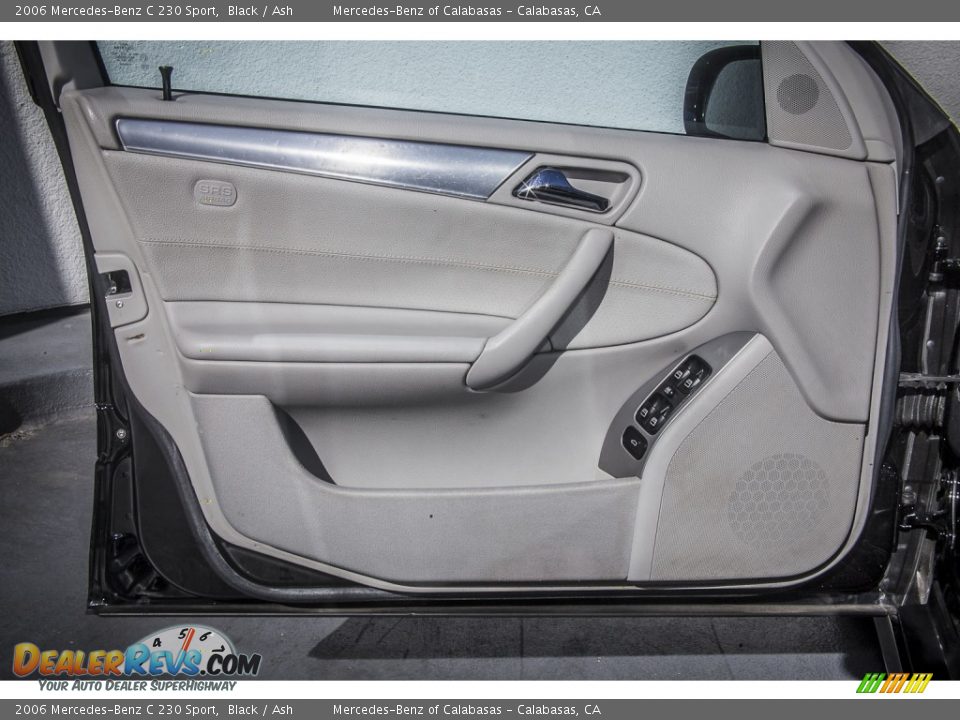 2006 Mercedes-Benz C 230 Sport Black / Ash Photo #18