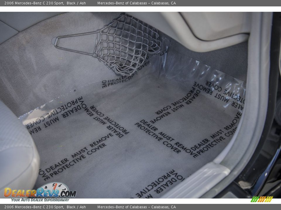 2006 Mercedes-Benz C 230 Sport Black / Ash Photo #22