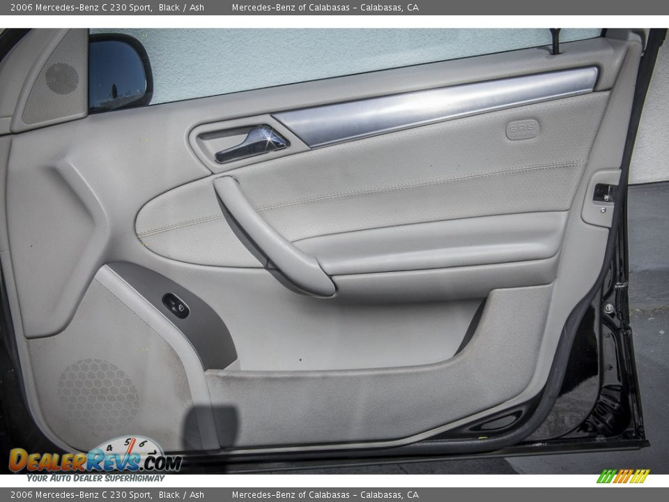 2006 Mercedes-Benz C 230 Sport Black / Ash Photo #23