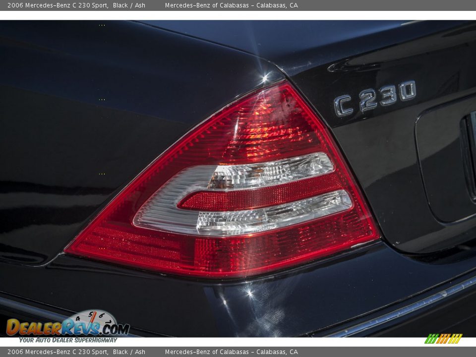 2006 Mercedes-Benz C 230 Sport Black / Ash Photo #28