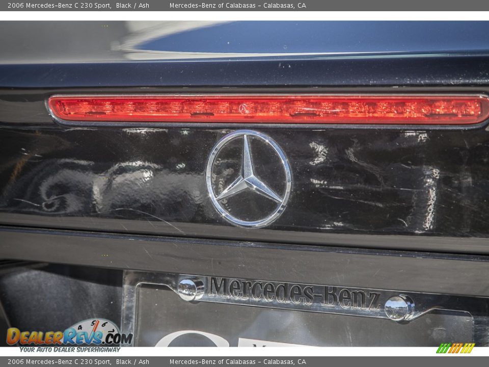 2006 Mercedes-Benz C 230 Sport Black / Ash Photo #29