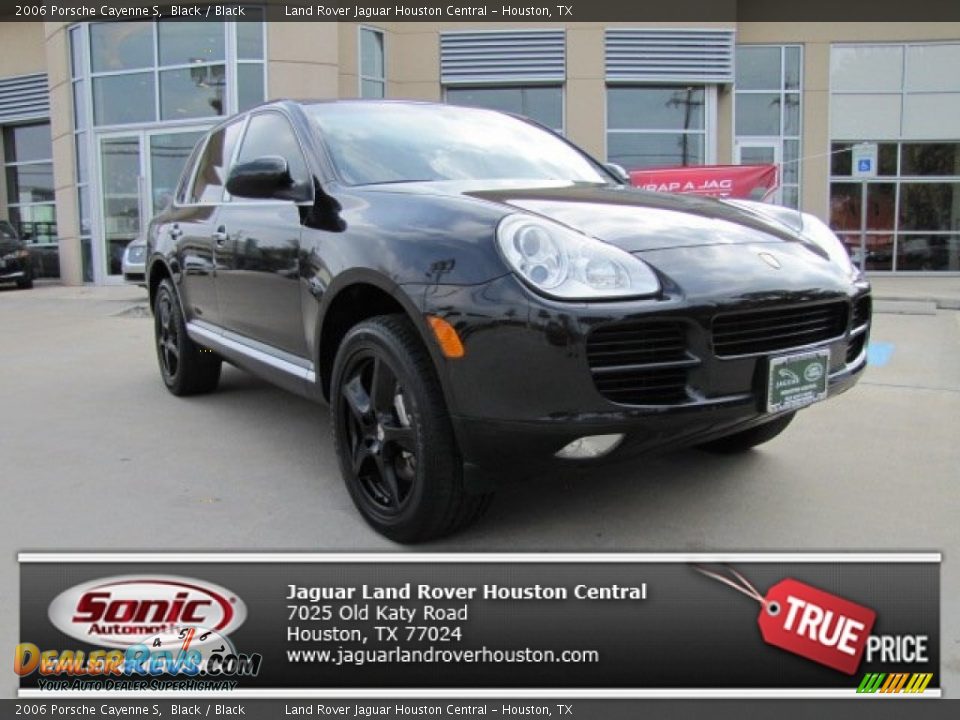 2006 Porsche Cayenne S Black / Black Photo #1