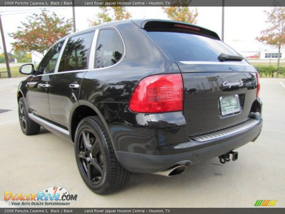 2006 Porsche Cayenne S Black / Black Photo #8