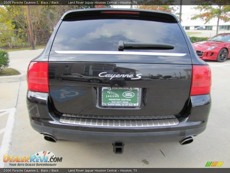 2006 Porsche Cayenne S Black / Black Photo #9