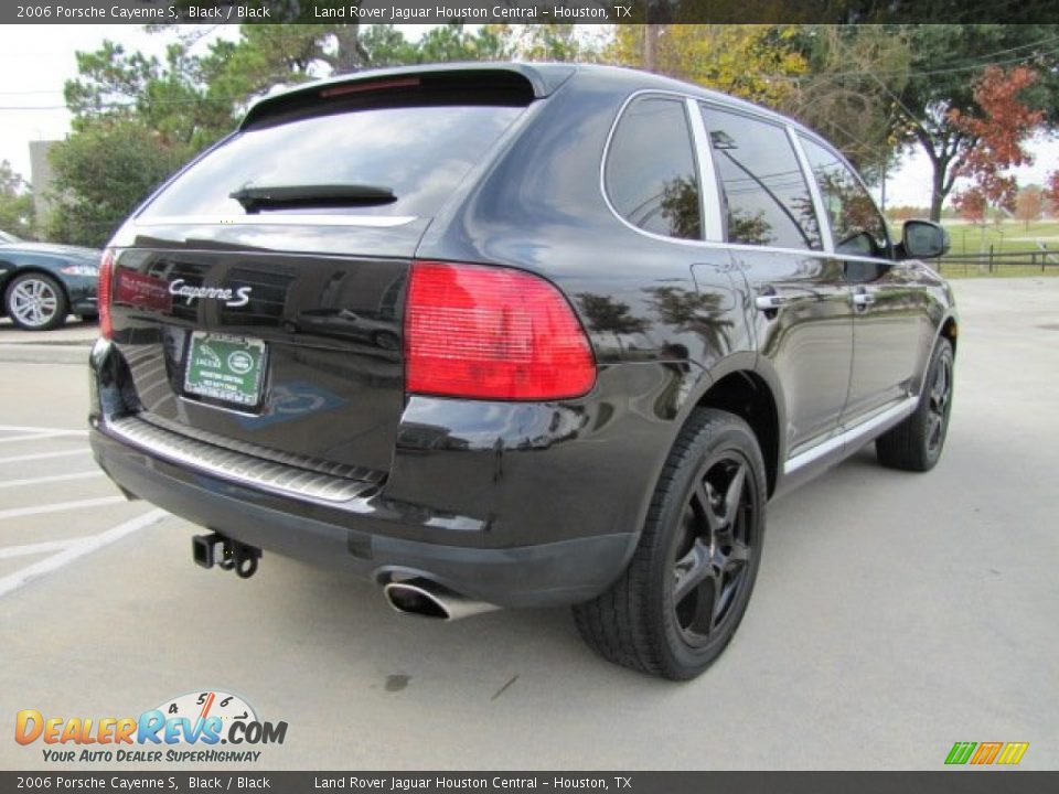 2006 Porsche Cayenne S Black / Black Photo #10