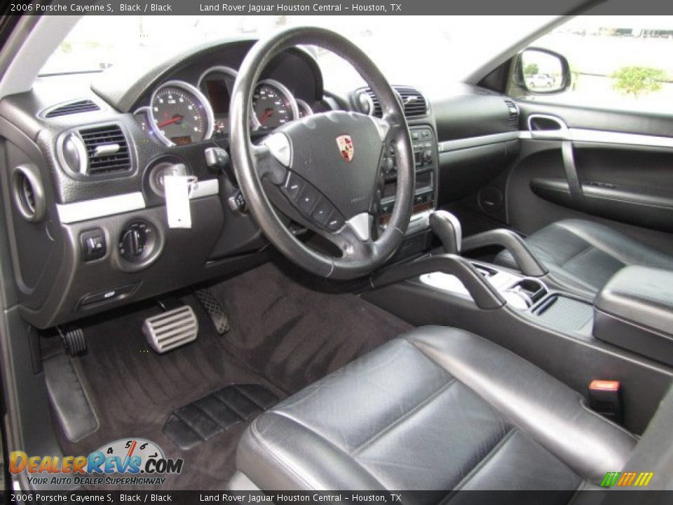 2006 Porsche Cayenne S Black / Black Photo #12