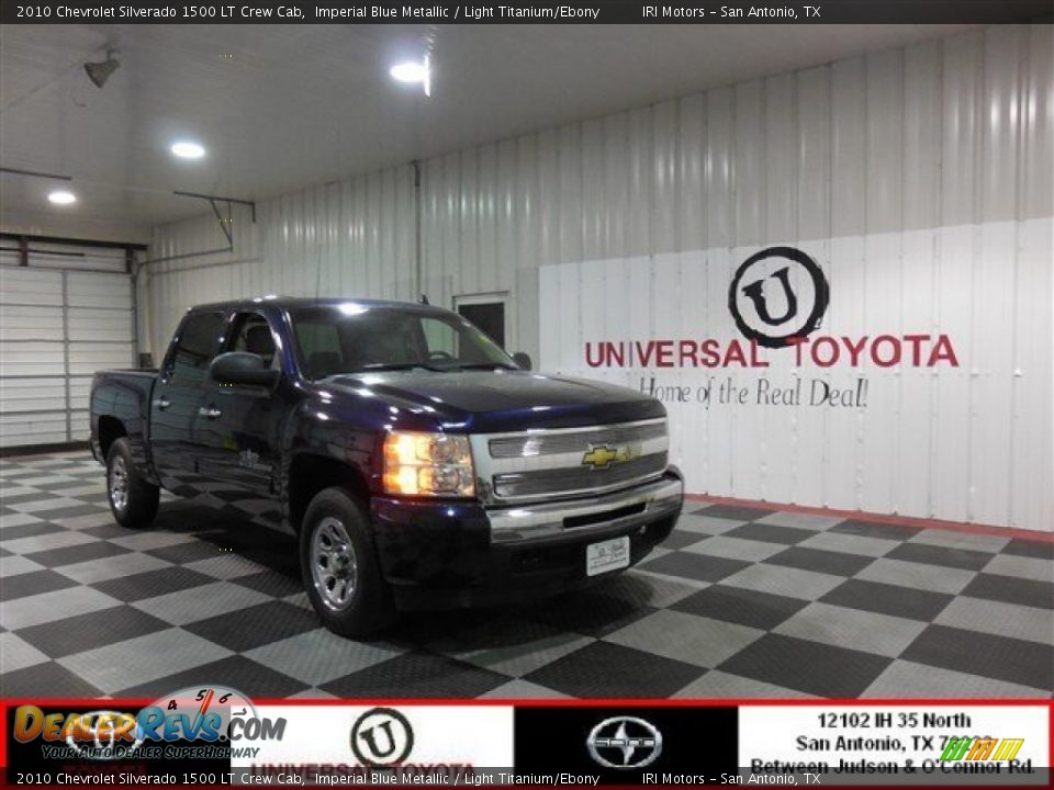 2010 Chevrolet Silverado 1500 LT Crew Cab Imperial Blue Metallic / Light Titanium/Ebony Photo #1