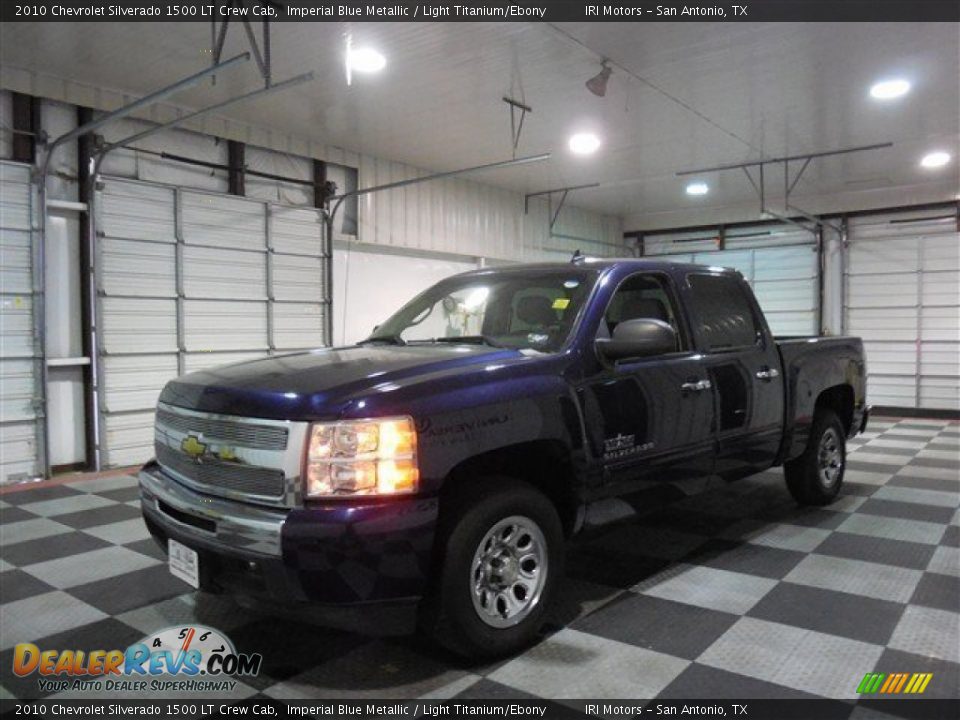 2010 Chevrolet Silverado 1500 LT Crew Cab Imperial Blue Metallic / Light Titanium/Ebony Photo #3