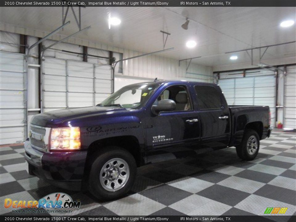 2010 Chevrolet Silverado 1500 LT Crew Cab Imperial Blue Metallic / Light Titanium/Ebony Photo #4