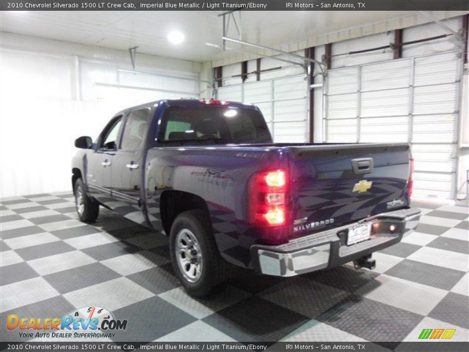 2010 Chevrolet Silverado 1500 LT Crew Cab Imperial Blue Metallic / Light Titanium/Ebony Photo #5