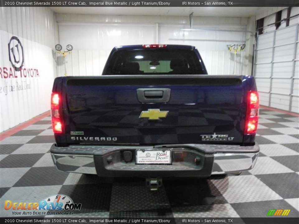 2010 Chevrolet Silverado 1500 LT Crew Cab Imperial Blue Metallic / Light Titanium/Ebony Photo #6