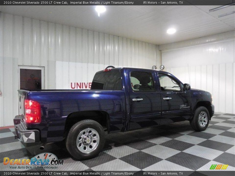2010 Chevrolet Silverado 1500 LT Crew Cab Imperial Blue Metallic / Light Titanium/Ebony Photo #7