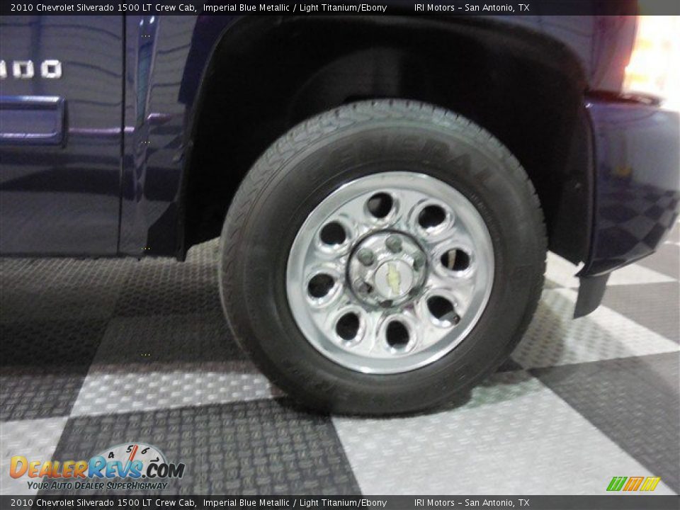 2010 Chevrolet Silverado 1500 LT Crew Cab Imperial Blue Metallic / Light Titanium/Ebony Photo #8