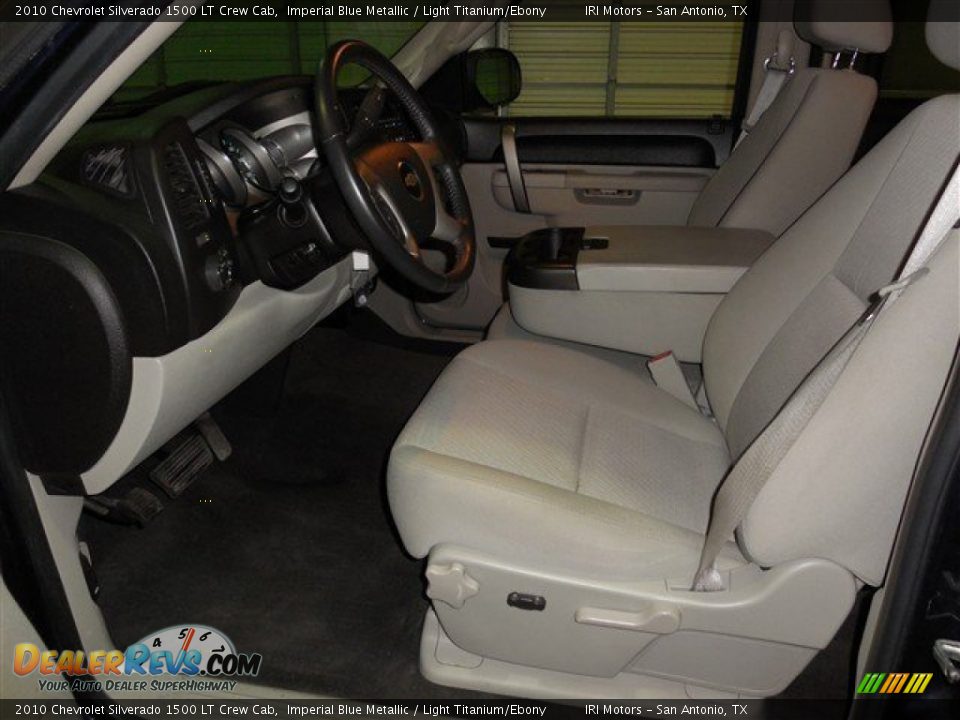 2010 Chevrolet Silverado 1500 LT Crew Cab Imperial Blue Metallic / Light Titanium/Ebony Photo #10