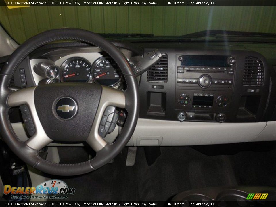 2010 Chevrolet Silverado 1500 LT Crew Cab Imperial Blue Metallic / Light Titanium/Ebony Photo #13