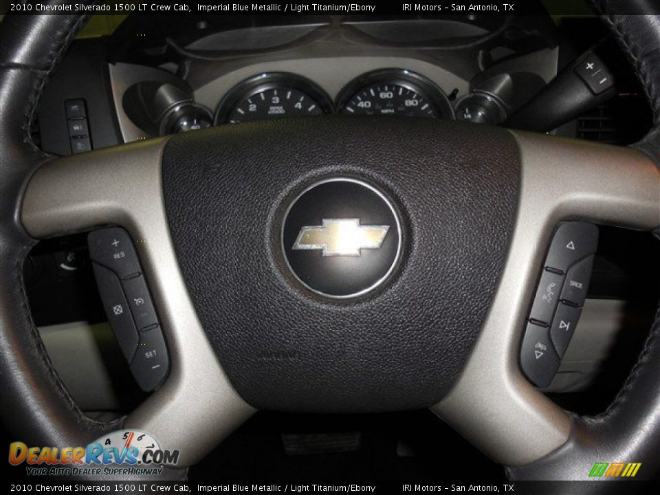 2010 Chevrolet Silverado 1500 LT Crew Cab Imperial Blue Metallic / Light Titanium/Ebony Photo #15