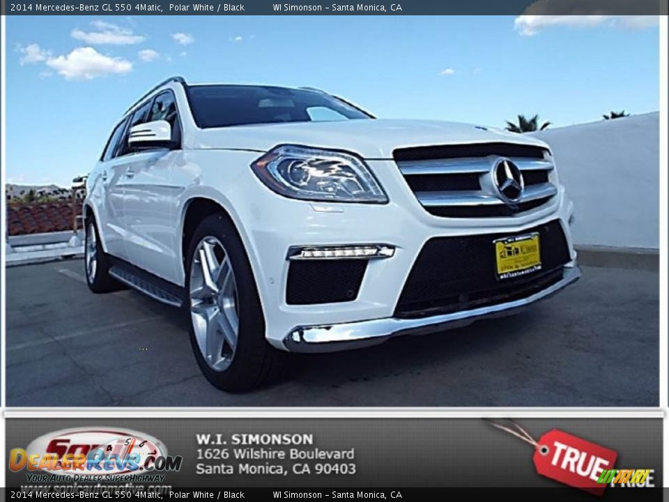 2014 Mercedes-Benz GL 550 4Matic Polar White / Black Photo #1