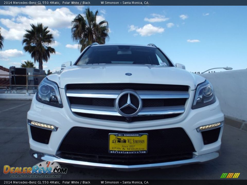 2014 Mercedes-Benz GL 550 4Matic Polar White / Black Photo #2
