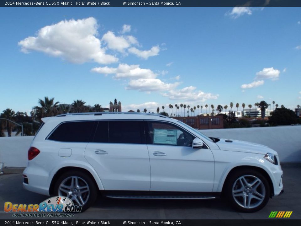 2014 Mercedes-Benz GL 550 4Matic Polar White / Black Photo #3
