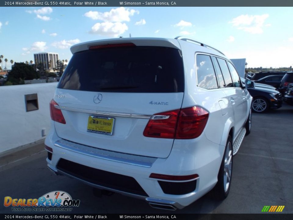 2014 Mercedes-Benz GL 550 4Matic Polar White / Black Photo #4
