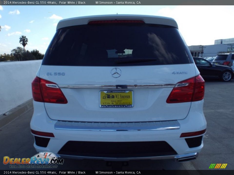2014 Mercedes-Benz GL 550 4Matic Polar White / Black Photo #5