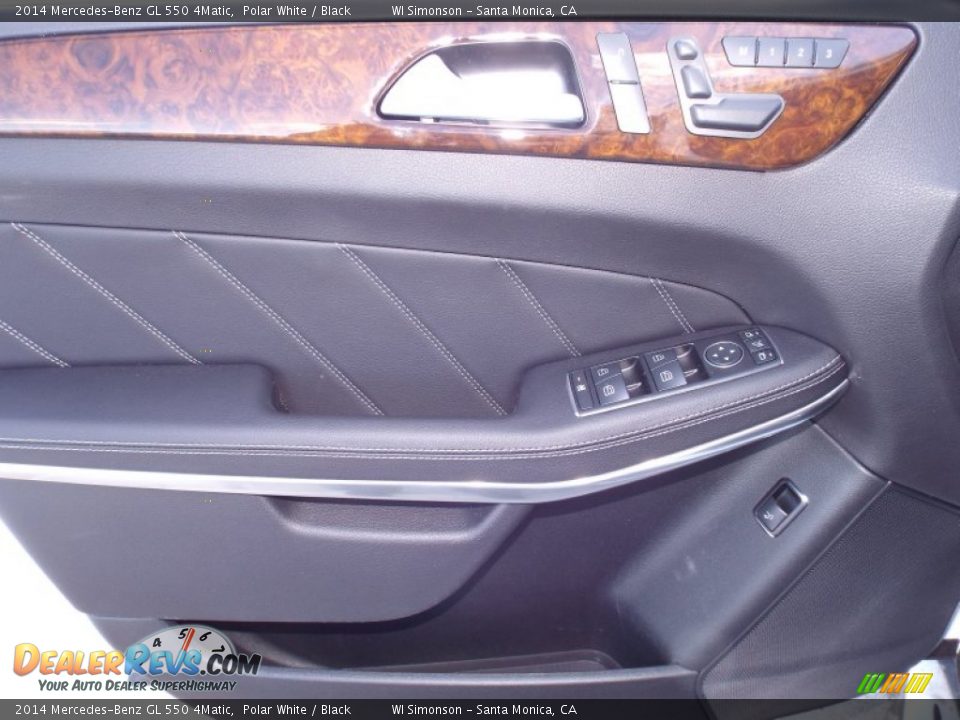 2014 Mercedes-Benz GL 550 4Matic Polar White / Black Photo #6