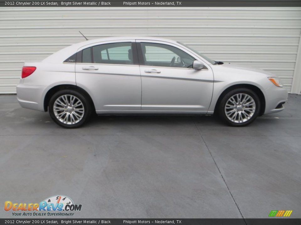 2012 Chrysler 200 LX Sedan Bright Silver Metallic / Black Photo #2