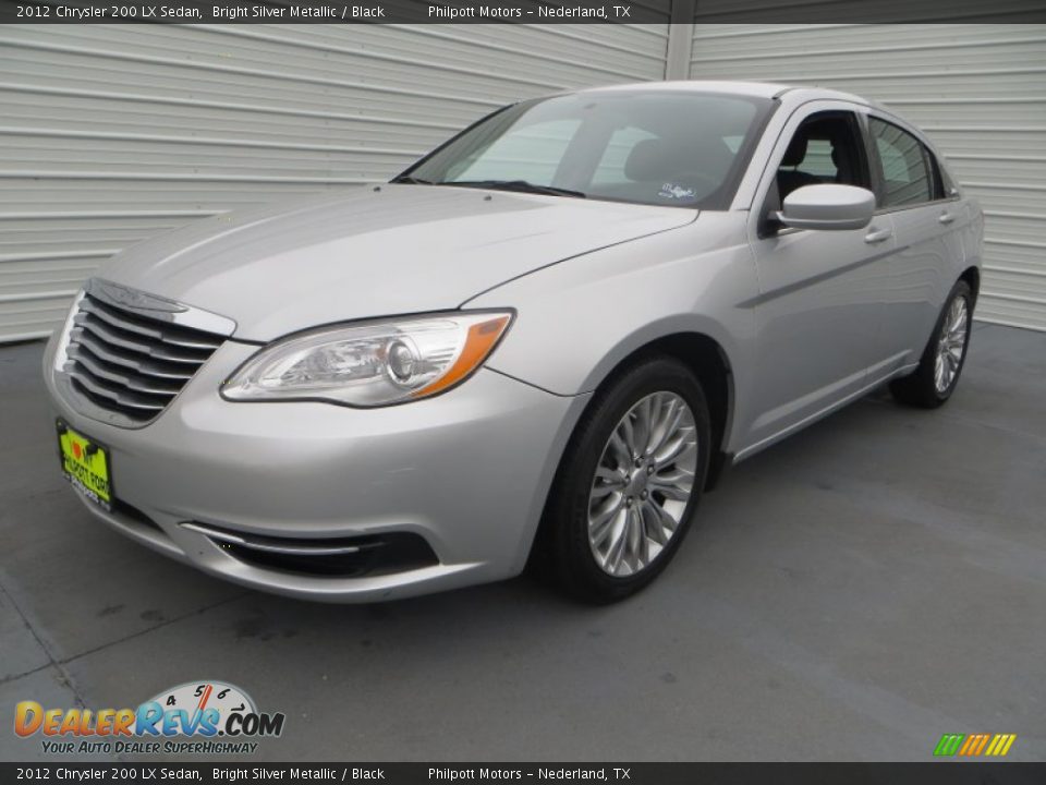 2012 Chrysler 200 LX Sedan Bright Silver Metallic / Black Photo #6